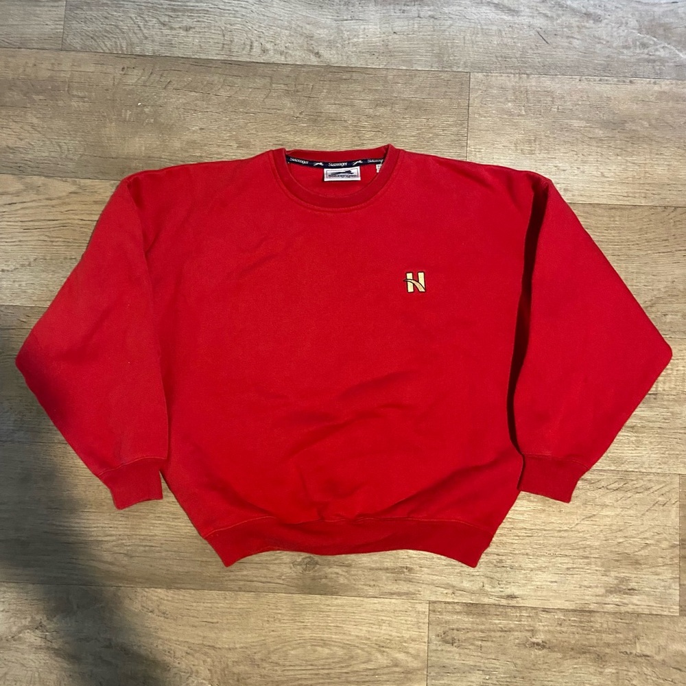 Red Crewneck Sweatshirt Size Medium.